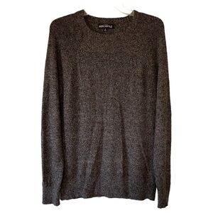 J Crew Lambs Wool Knit Sweater Gray Crewneck Sz Medium